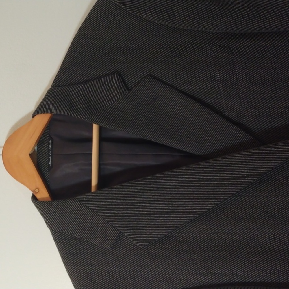Canali Proposta Gray Wool Twill Sport Jacket EU 54 - US 44R